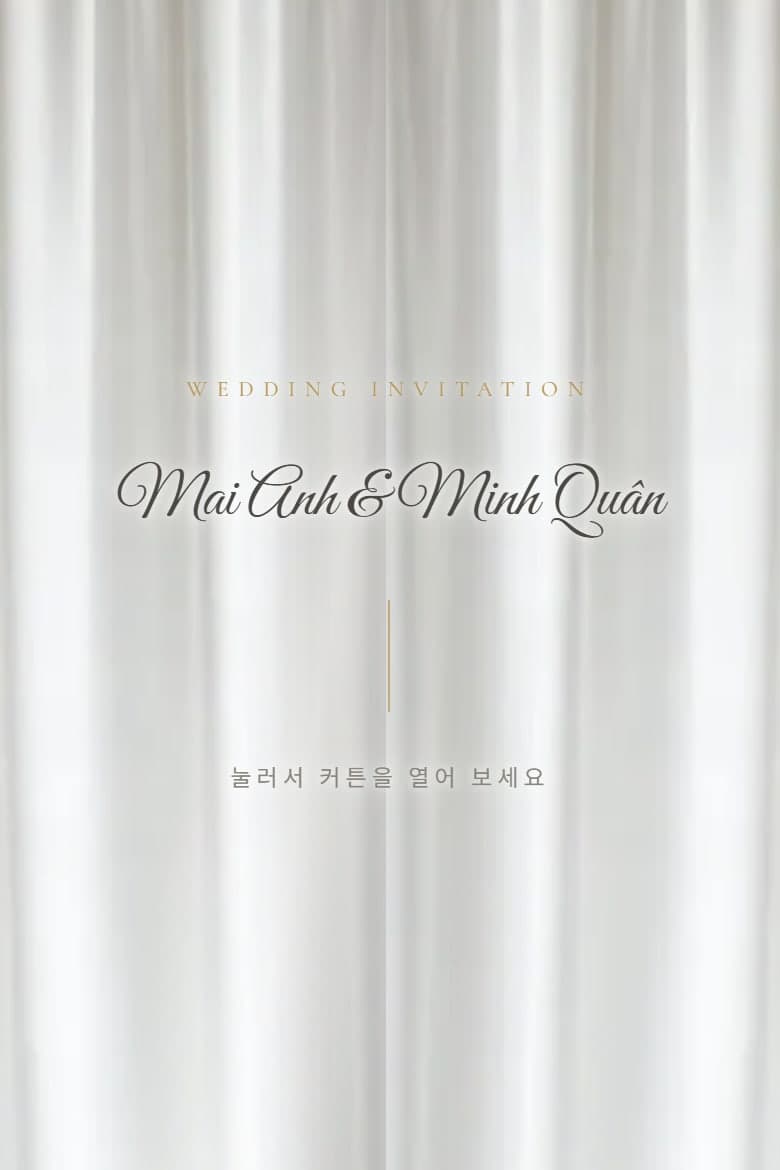 Tinh khôi — mẫu thiệp cưới online