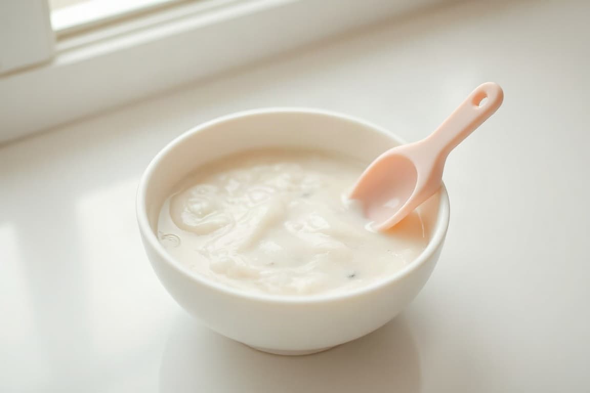 처음 농도는 주르륵 흐를 만큼 묽게